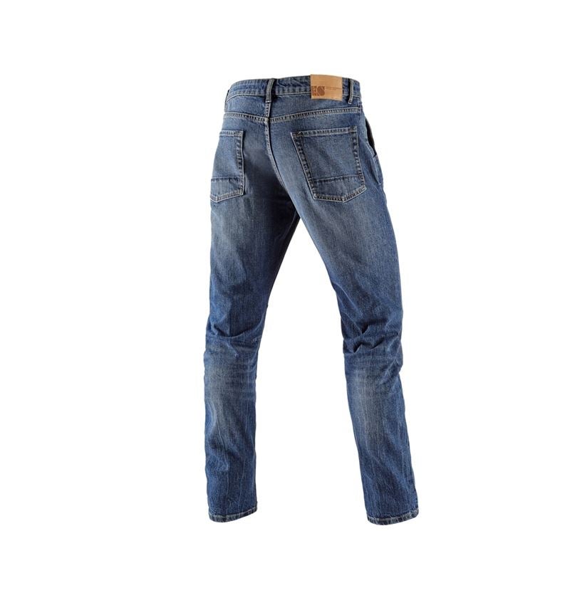 Werkbroeken: e.s. 5-pocket-jeans POWERdenim + stonewashed 3