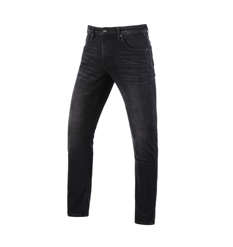 Werkbroeken: e.s. 5-pocket-jeans jog-denim + blackwashed 2