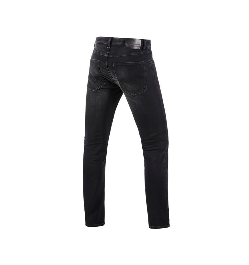 Hosen: e.s. 5-Pocket-Jeans Jog-Denim + blackwashed 3
