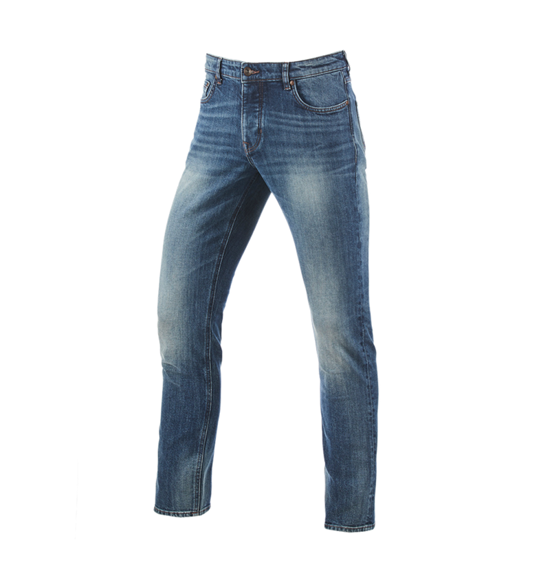 Pantalons de travail: e.s. Jeans stretch à 5 poches, slim + mediumwashed 2