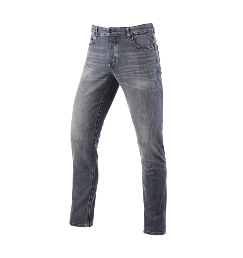 Pantalons de travail: e.s. Jeans stretch à 5 poches, slim + graphitewashed 2