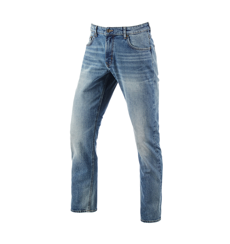 Werkbroeken: e.s. 5-pocket-stretch-jeans, straight + stonewashed 4