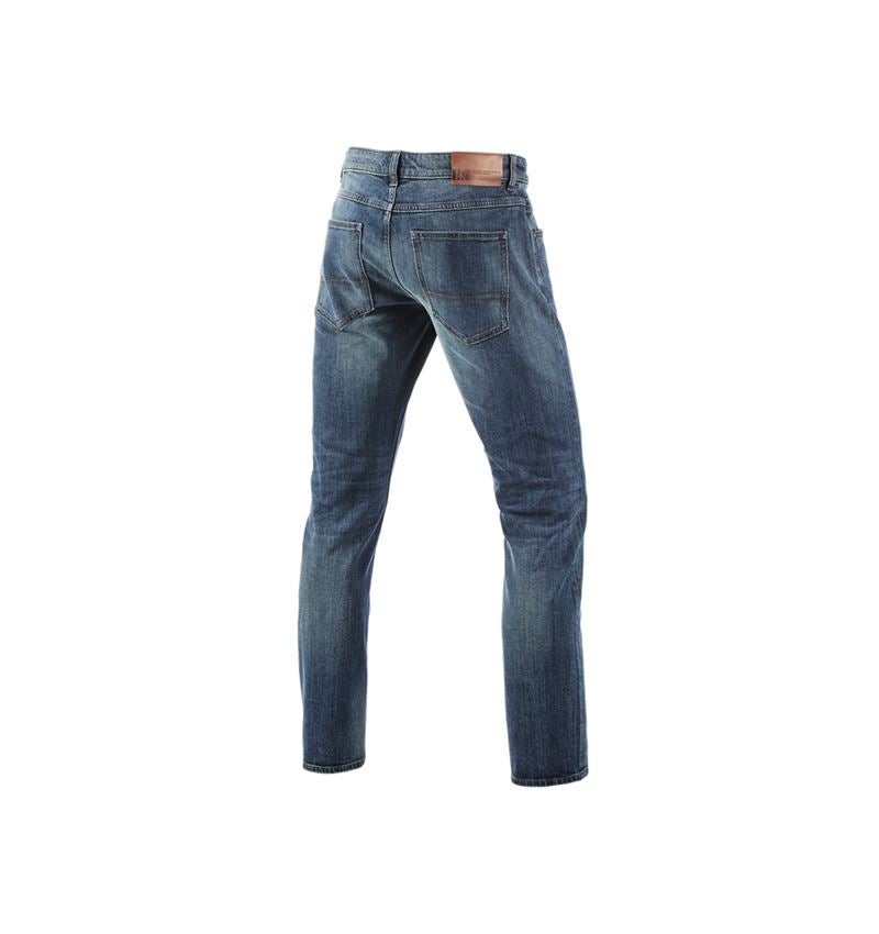 Pantalons de travail: e.s. Jeans stretch à 5 poches, straight + mediumwashed 3