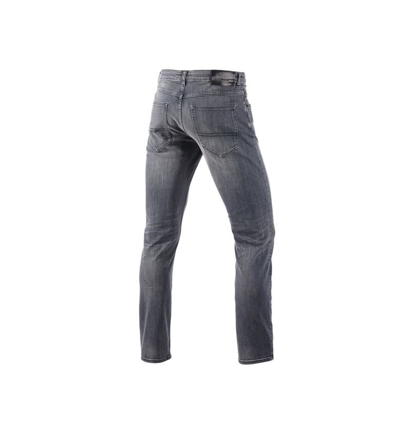 Pantalons de travail: e.s. Jeans stretch à 5 poches, straight + graphitewashed 3