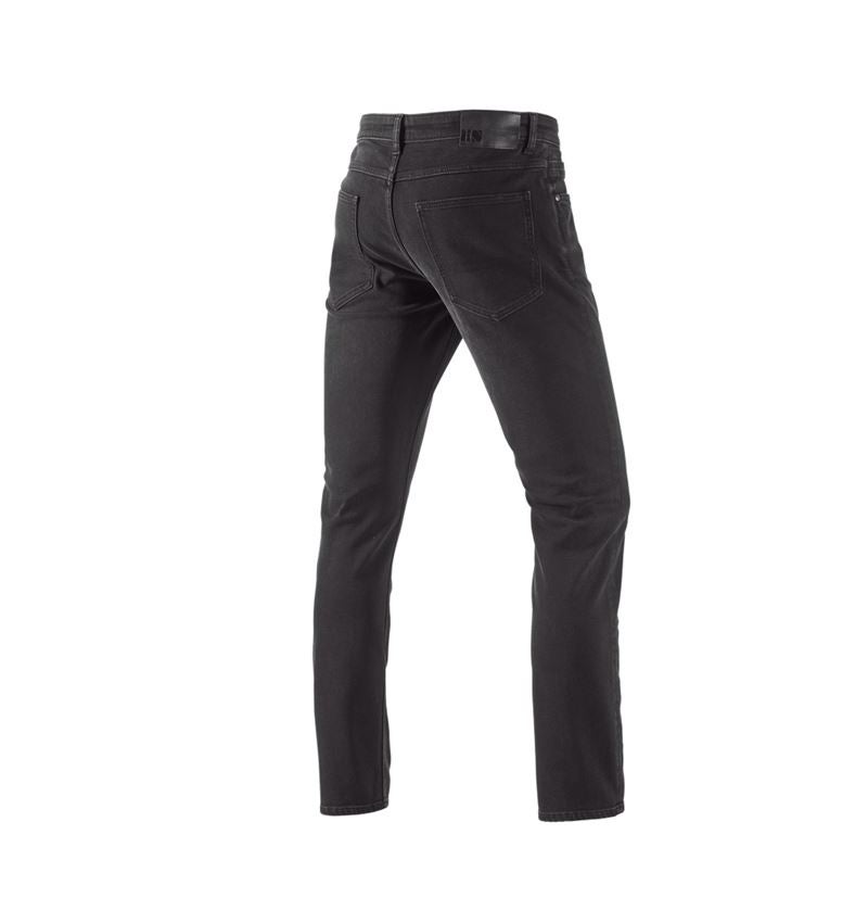 Werkbroeken: e.s. Winter stretch-jeans met 5 zakken + blackwashed 2
