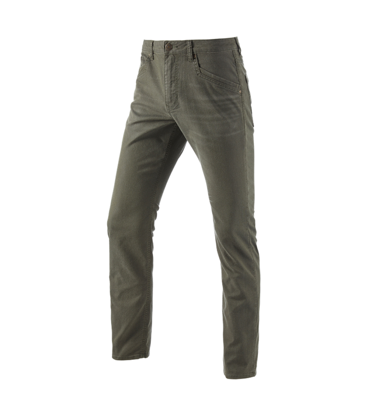 Installateurs / Plombier: Pantalon à 5 poches e.s.vintage + vert camouflage 2