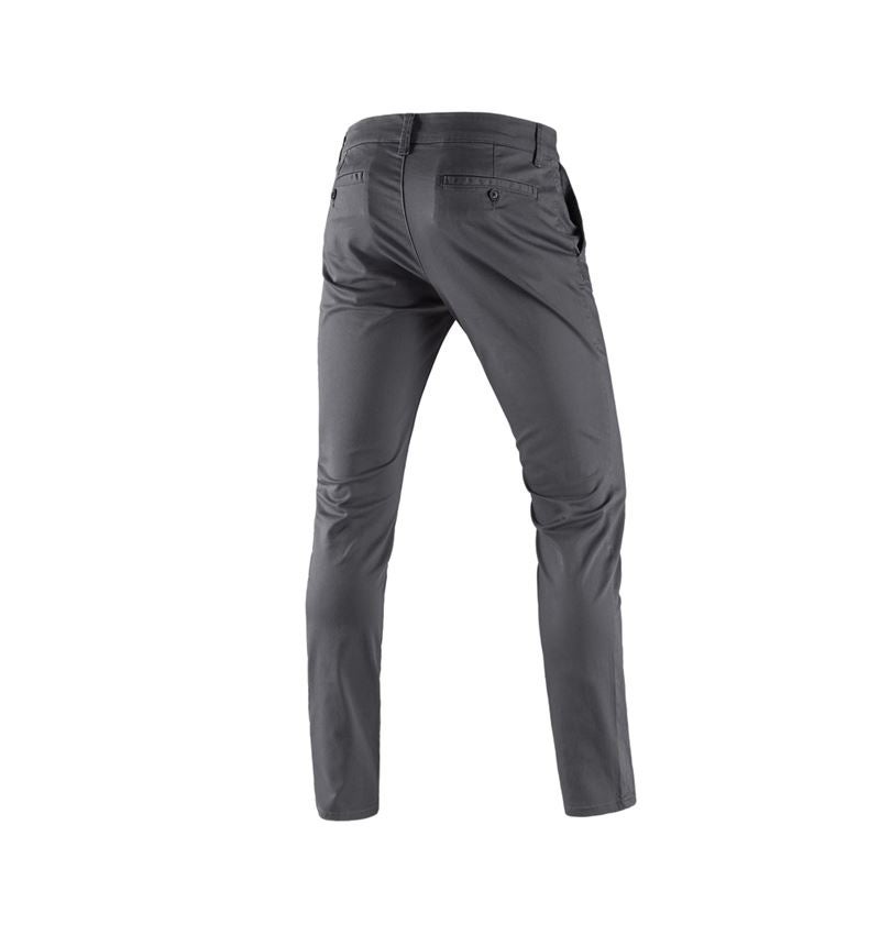 Pantalons de travail: e.s. Pantalon de travail à 5 poches Chino + anthracite 3