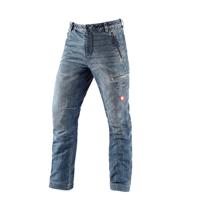 Hosen: e.s. Forst-Schnittschutz Jeans + stonewashed 2