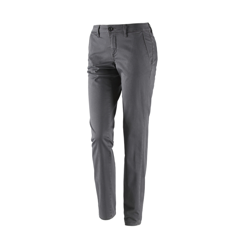 Thèmes: e.s. Pantalon de travail à 5 poches Chino,femmes + anthracite 2