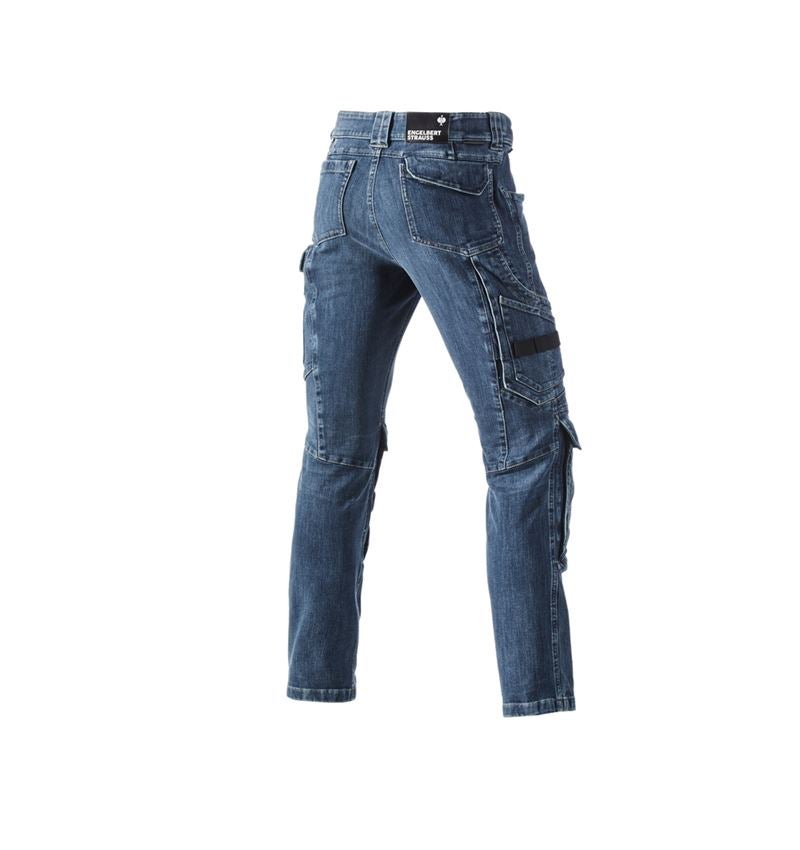 Werkbroeken: Cargo worker-jeans e.s.concrete + stonewashed 3