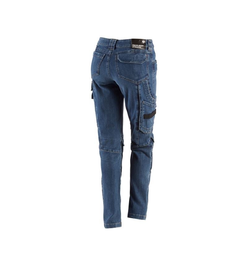 Werkbroeken: Cargo worker-jeans e.s.concrete, dames + stonewashed 3