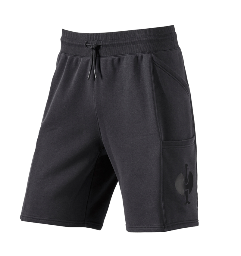 Pantalons de travail: Sweat short e.s.trail + noir 2