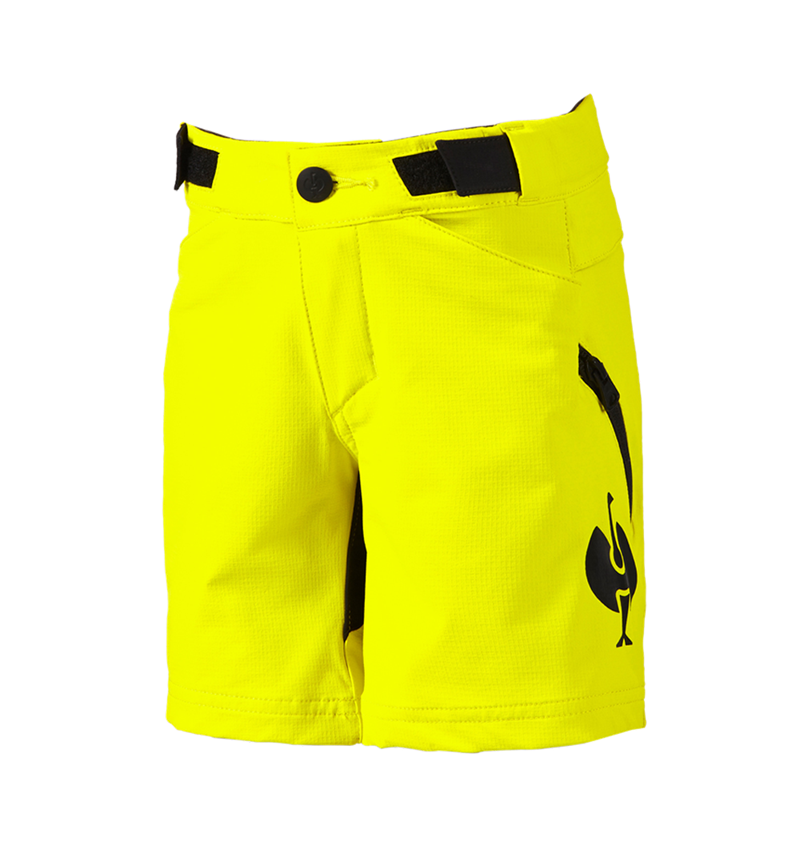 Shorts: Fonctionnelle short e.s.trail, enfants + jaune acide/noir 3