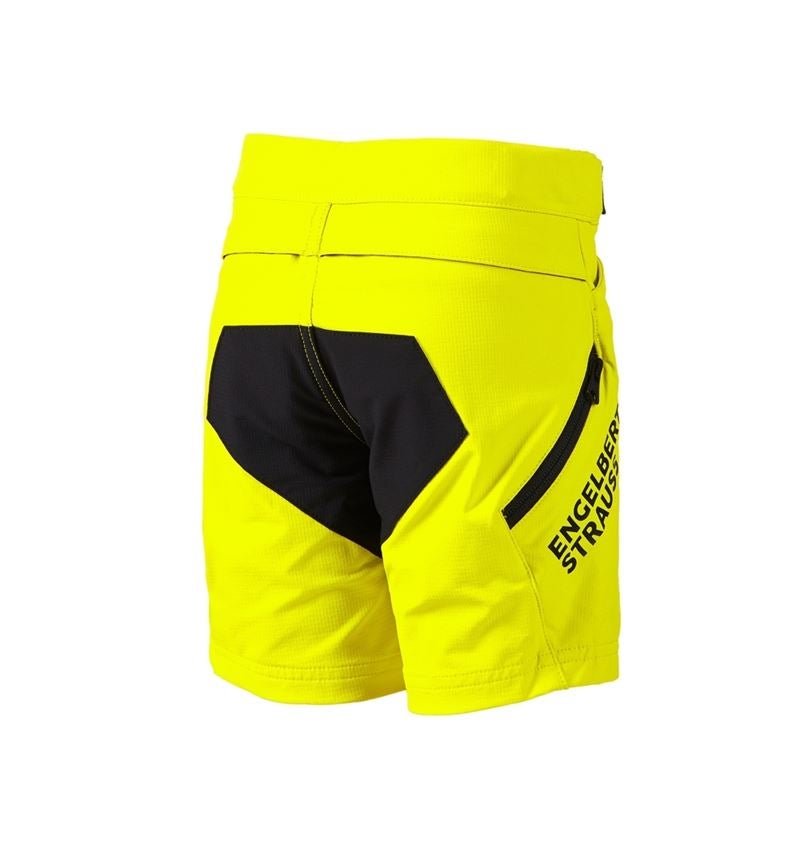 Shorts: Fonctionnelle short e.s.trail, enfants + jaune acide/noir 4