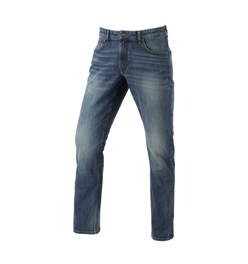 Hosen: e.s. 5-Pocket-Stretch-Jeans mit Zollstocktasche + mediumwashed 1