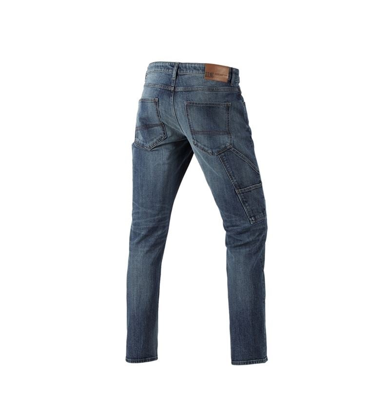 Pantalons de travail: e.s. Jeans stretch à 5 poches avec poche mètre + mediumwashed 2