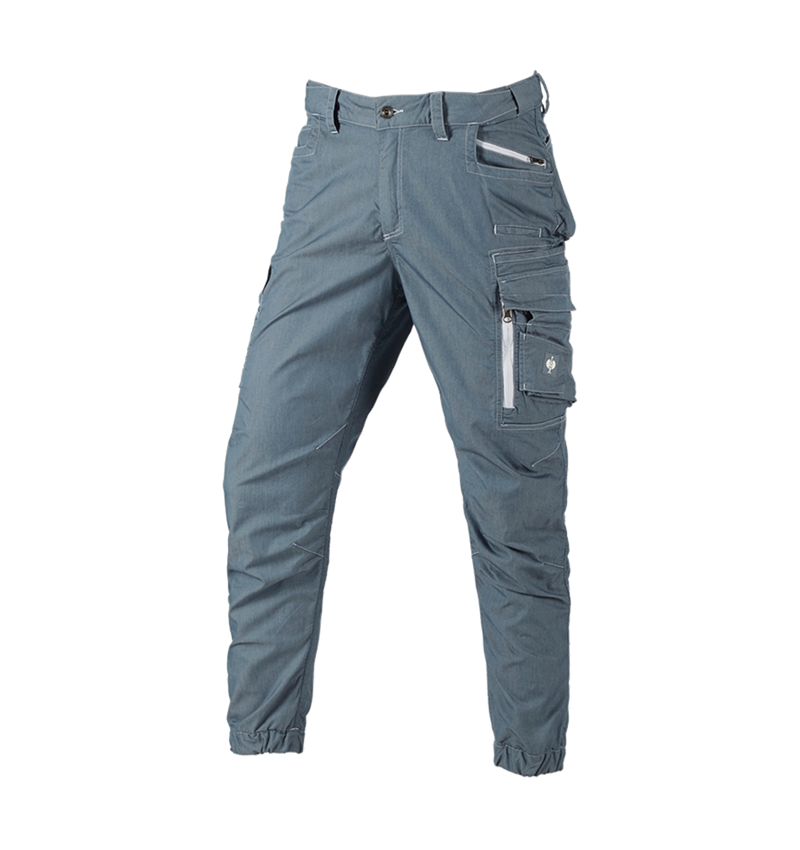 Pantalons de travail: Pantalon Cargo e.s.motion ten d’été + bleu fumée 2