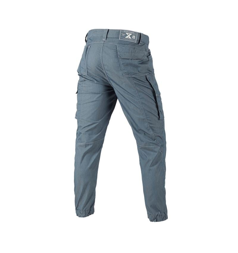 Pantalons de travail: Pantalon Cargo e.s.motion ten d’été + bleu fumée 3