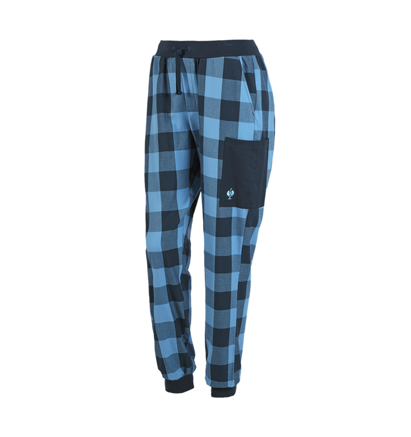 Accessoires: e.s. Pyjama broek, dames + schaduwblau/voorjaarsblauw 2