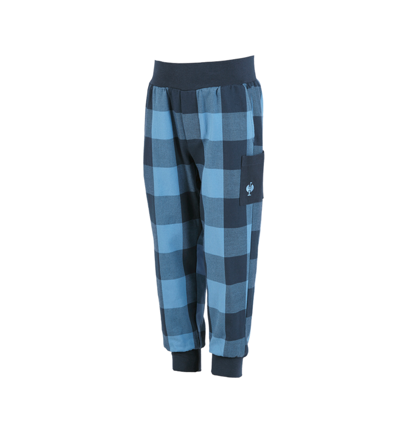 Accessoires: e.s. Pyjama broek, kinderen + schaduwblau/voorjaarsblauw 2