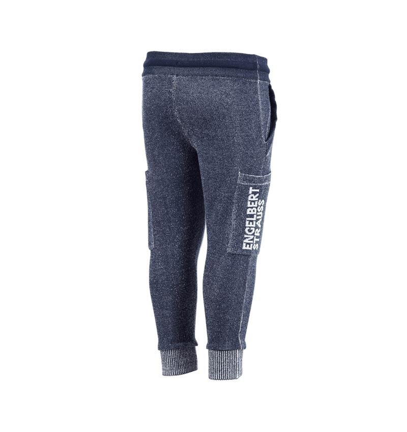 Pantalons de travail: e.s. Homewear Pantalon cargo, enfants + bleu profond 3