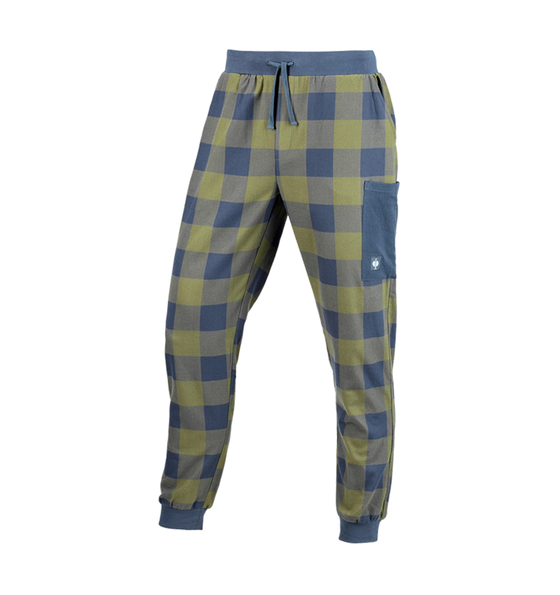 Accessoires: e.s. Pyjama Pantalon + vert montagne/bleu oxyde 3