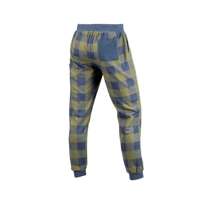 Accessoires: e.s. Pyjama Pantalon + vert montagne/bleu oxyde 4