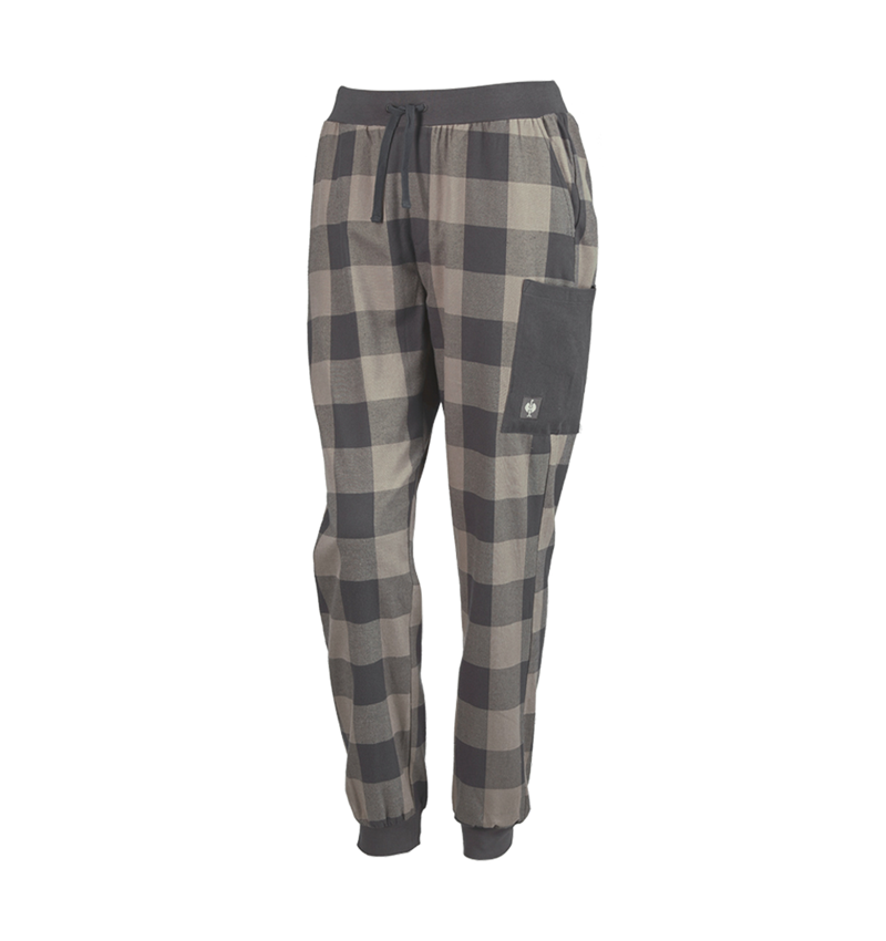 Accessoires: e.s. Pyjama Pantalon, femmes + gris dauphin/gris carbone 3