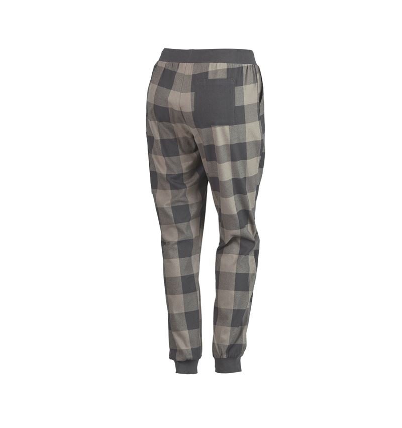 Accessoires: e.s. Pyjama Pantalon, femmes + gris dauphin/gris carbone 4