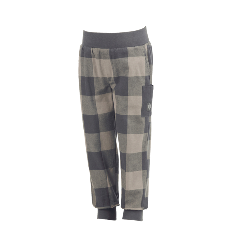 Accessoires: e.s. Pyjama Pantalon, enfants + gris dauphin/gris carbone 4