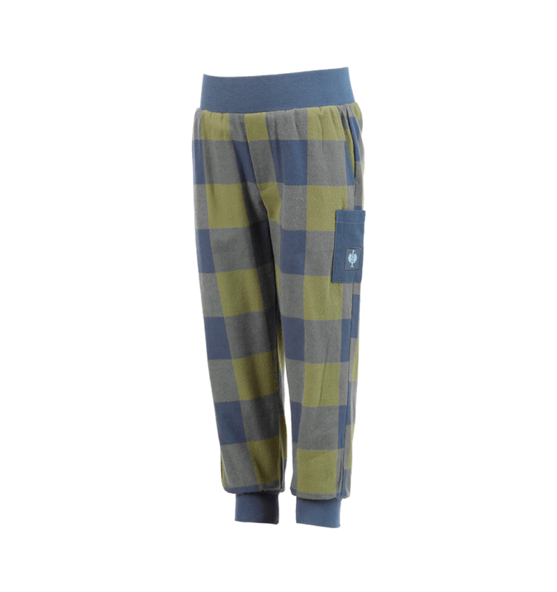Accessoires: e.s. Pyjama broek, kinderen + berggroen/oxideblauw 4