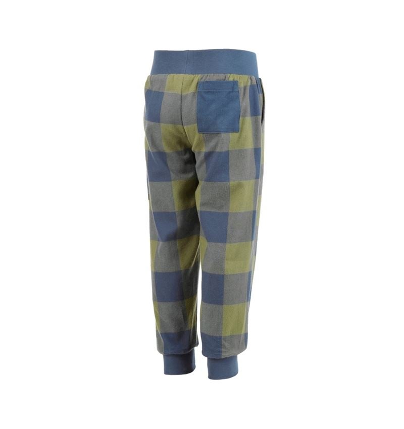 Accessoires: e.s. Pyjama Pantalon, enfants + vert montagne/bleu oxyde 5
