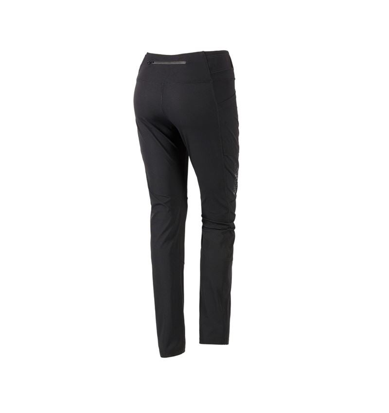 Pantalons de travail: Collant fonctionnel d’hiver e.s.trail, femmes + noir 5