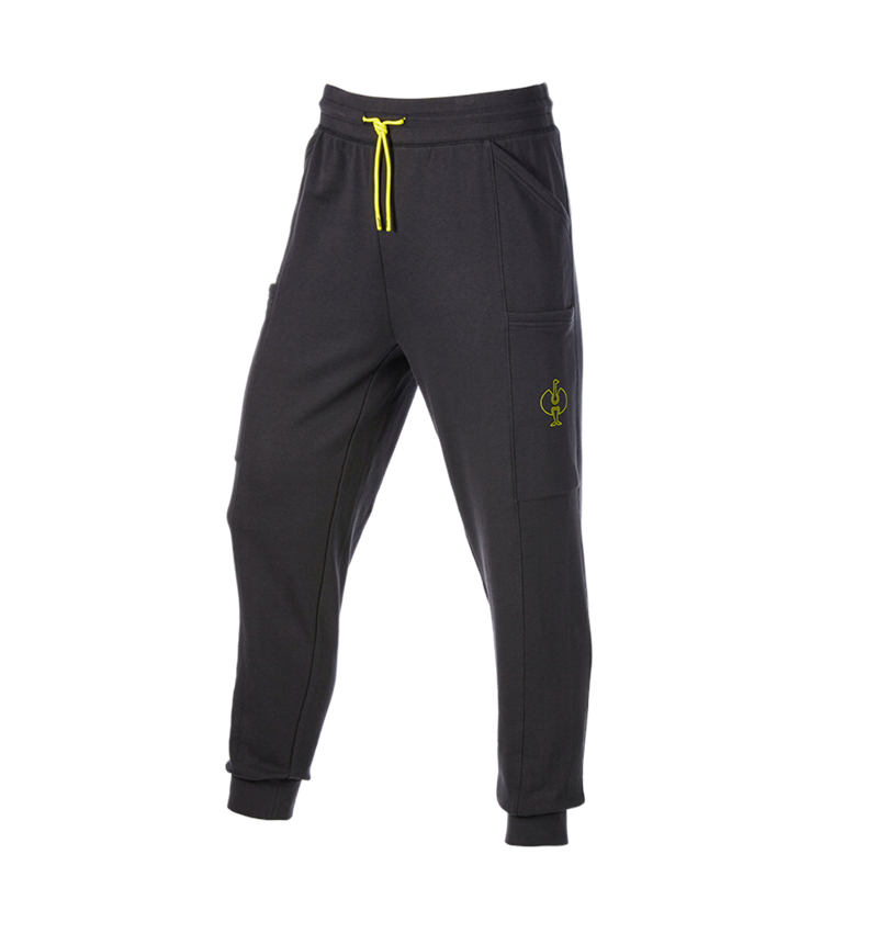 Kleding: Sweat pants light  e.s.trail + zwart/zuurgeel 5