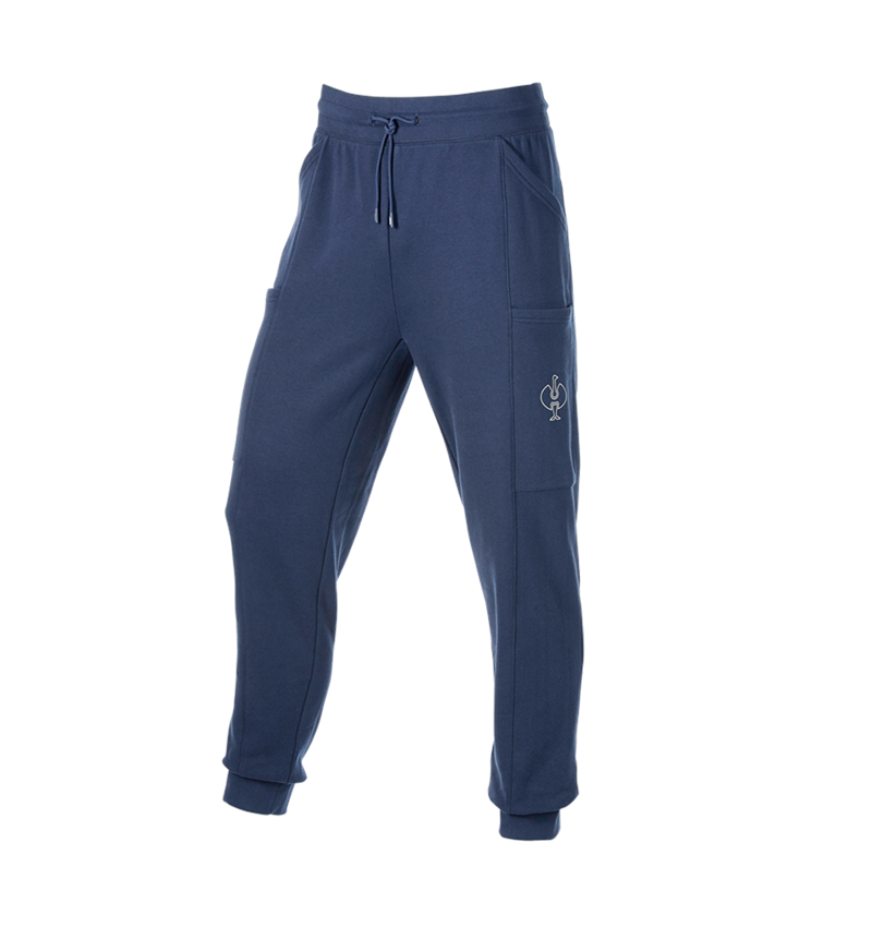 Accessoires: Sweat pants light  e.s.trail + diepblauw/wit 5