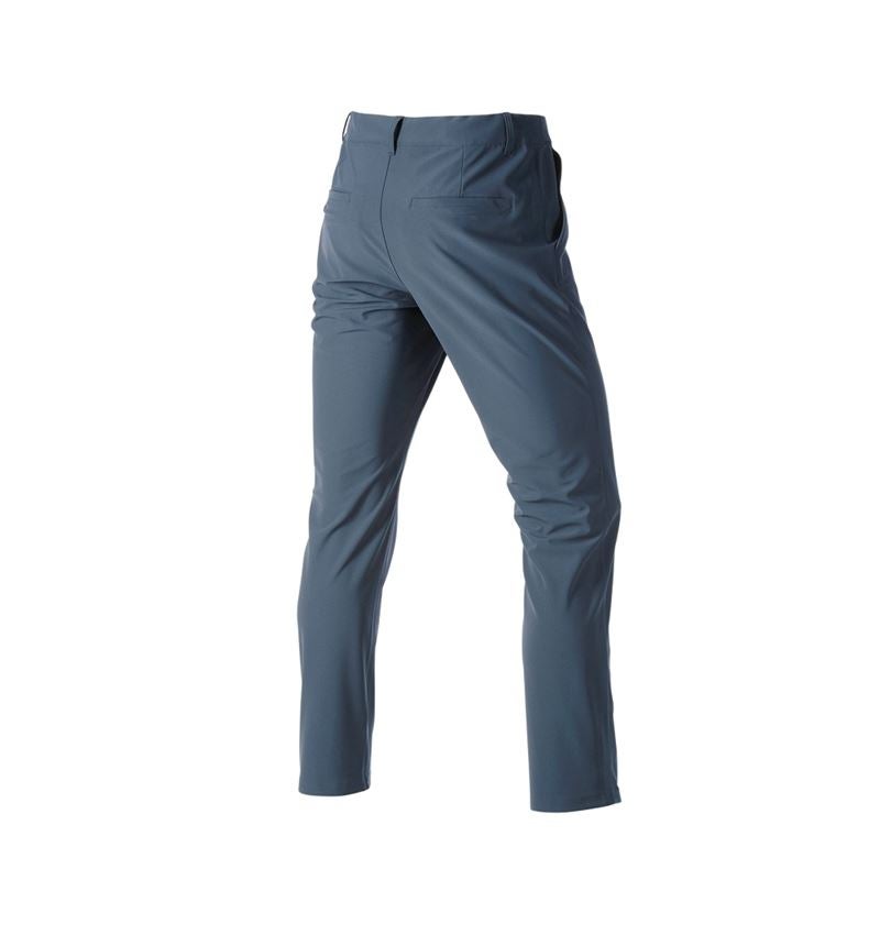 Vêtements: Pantalon de travail Chino e.s.work&travel + bleu fer 5