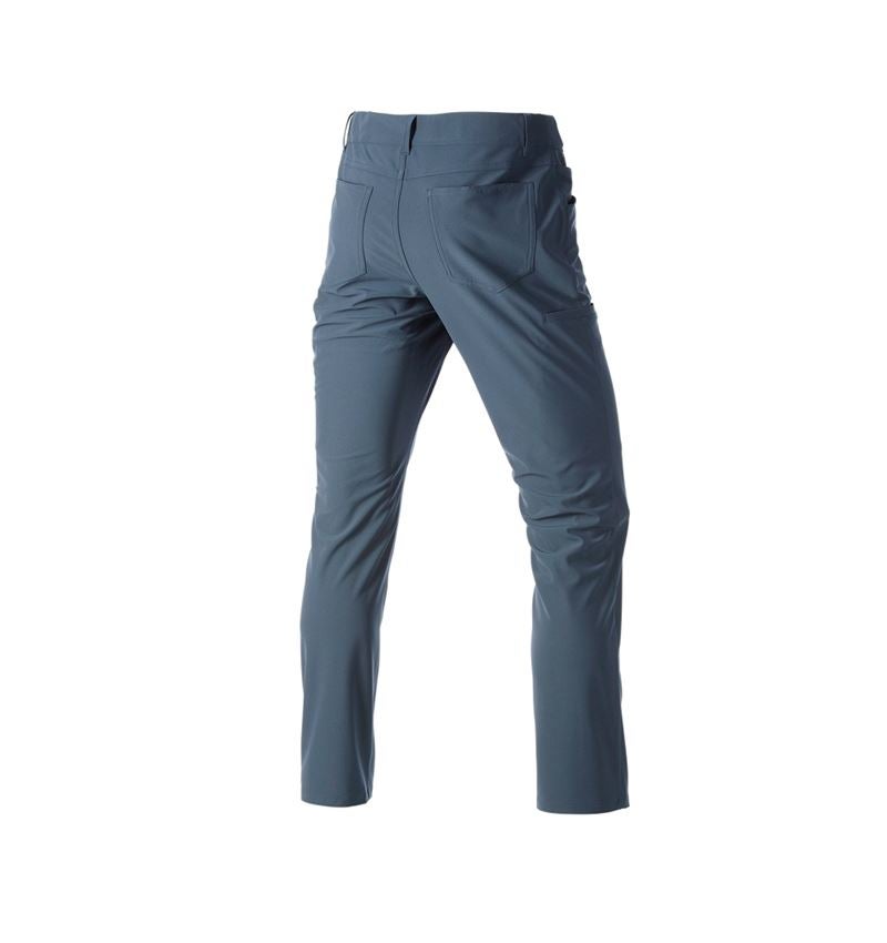 Thèmes: Pantalon de trav. à 5 poches Chino e.s.work&travel + bleu fer 4