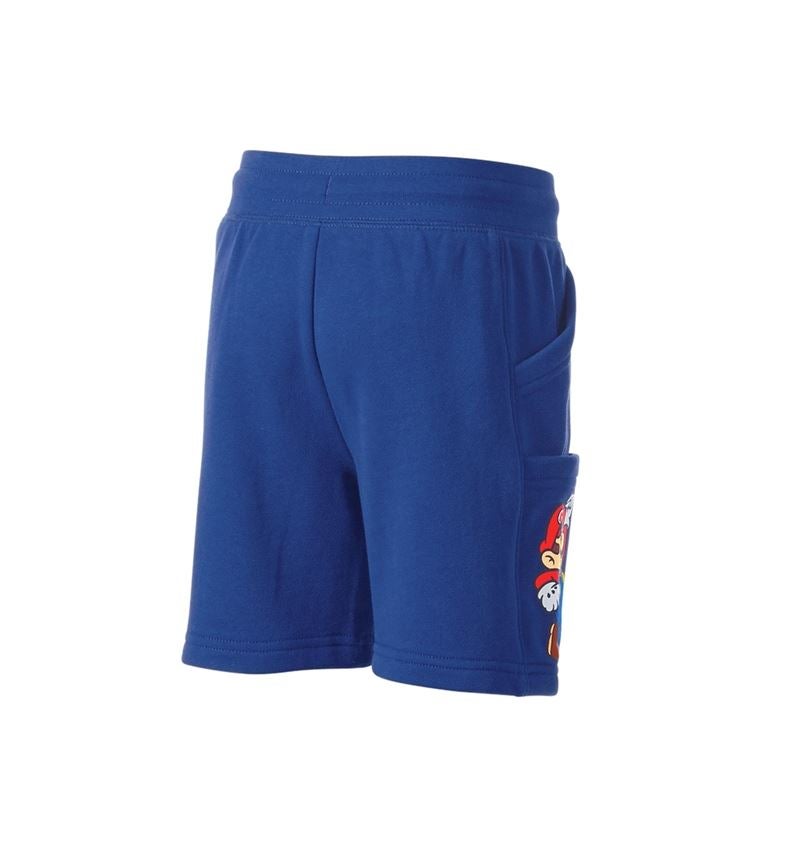 Accessoires: Super Mario Sweat short, kinderen + alkalisch blauw 1