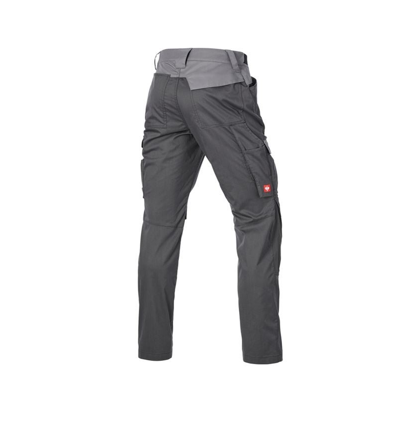 Pantalons de travail: Pantalon à taille élastique e.s.trail pure + gris carbone/gris basalte 7