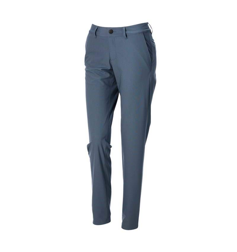 Werkbroeken: Werkbroek Chino e.s.work&travel, dames + ijzerblauw 5