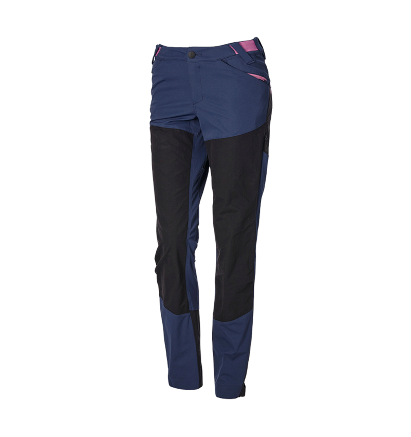 Werkbroeken: Hybrid Functionele broek e.s.trail, dames + diepblauw/tarapink 5