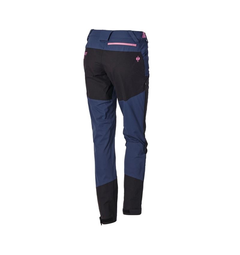 Werkbroeken: Hybrid Functionele broek e.s.trail, dames + diepblauw/tarapink 6