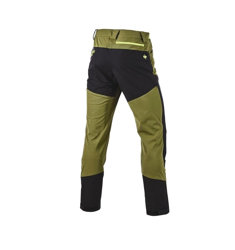 Werkbroeken: Hybrid Functionele broek e.s.trail + jeneverbesgroen/limegroen 7