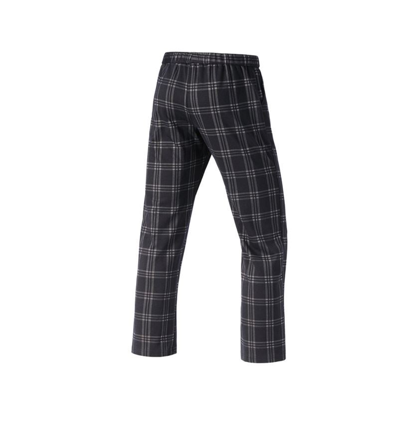 Accessoires: e.s. Pantalon de pyjama à carreaux + noir/gris basalte 5