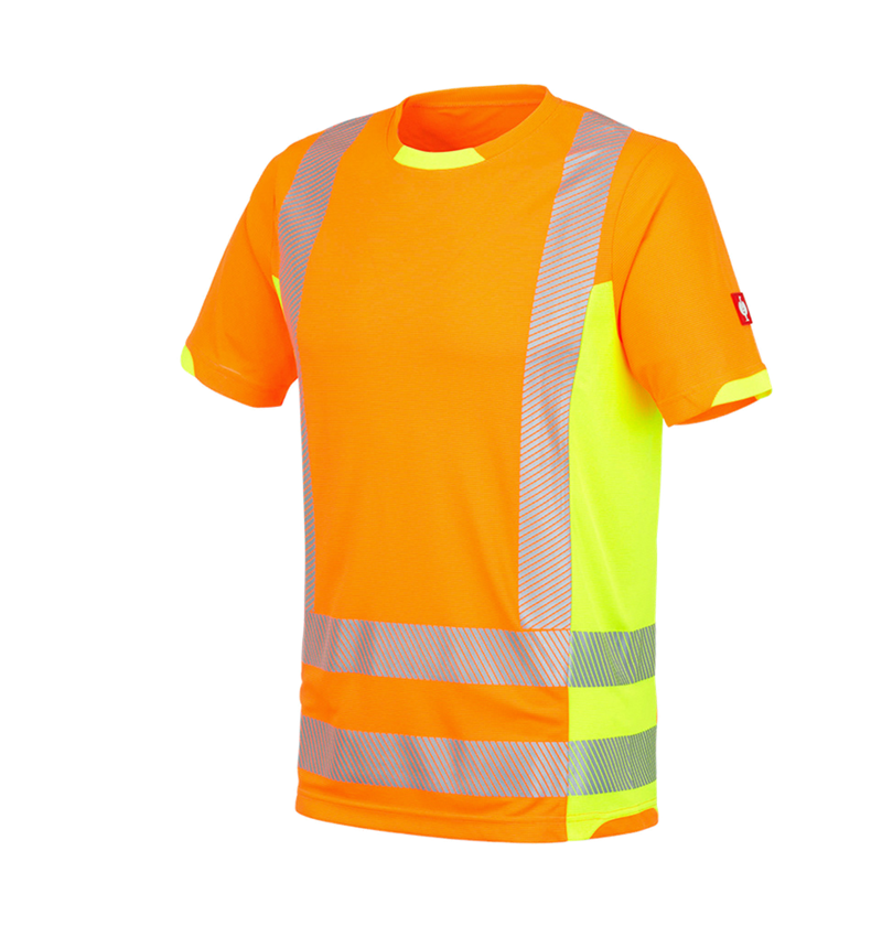 Hauts: T-shirt fonctionnel signal. e.s.motion 2020 + orange fluo/jaune fluo 1