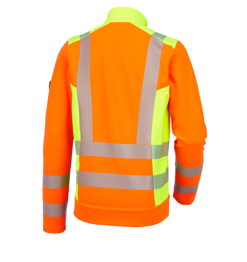 Vestes de travail: Veste softshell signal. softlight e.s.motion 2020 + orange fluo/jaune fluo 3
