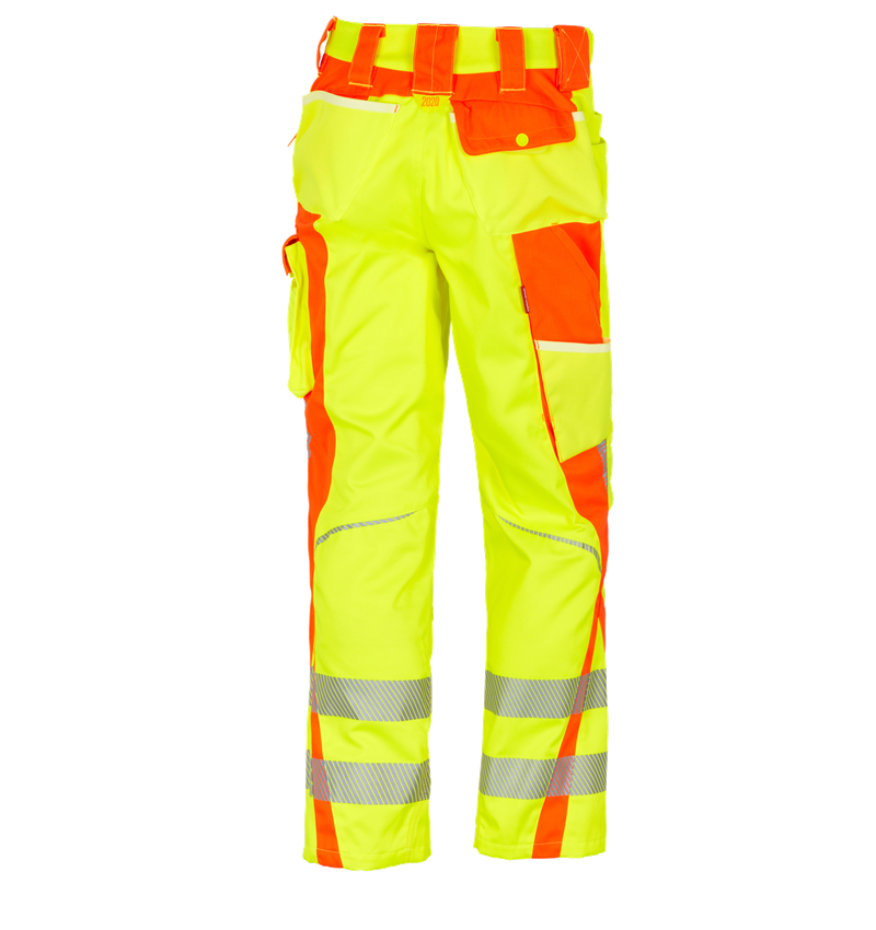 Froid: Pantalon taille élas.sign. e.s.motion 2020 d'hiver + jaune fluo/orange fluo 3