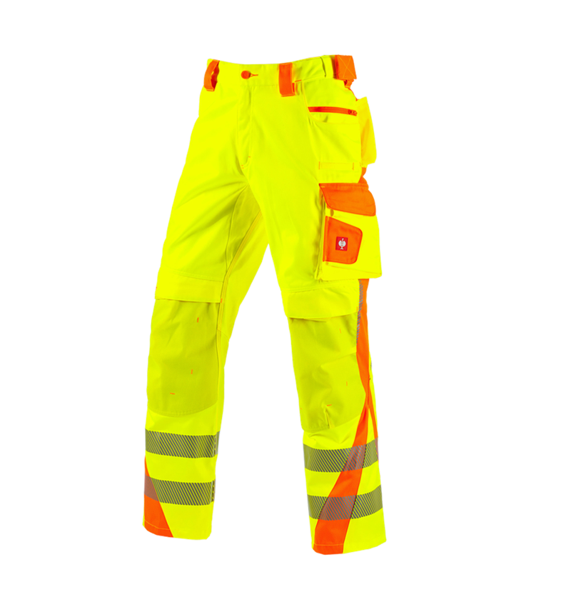 Thèmes: Pantalon taille élas.sign. e.s.motion 2020 d'hiver + jaune fluo/orange fluo 2