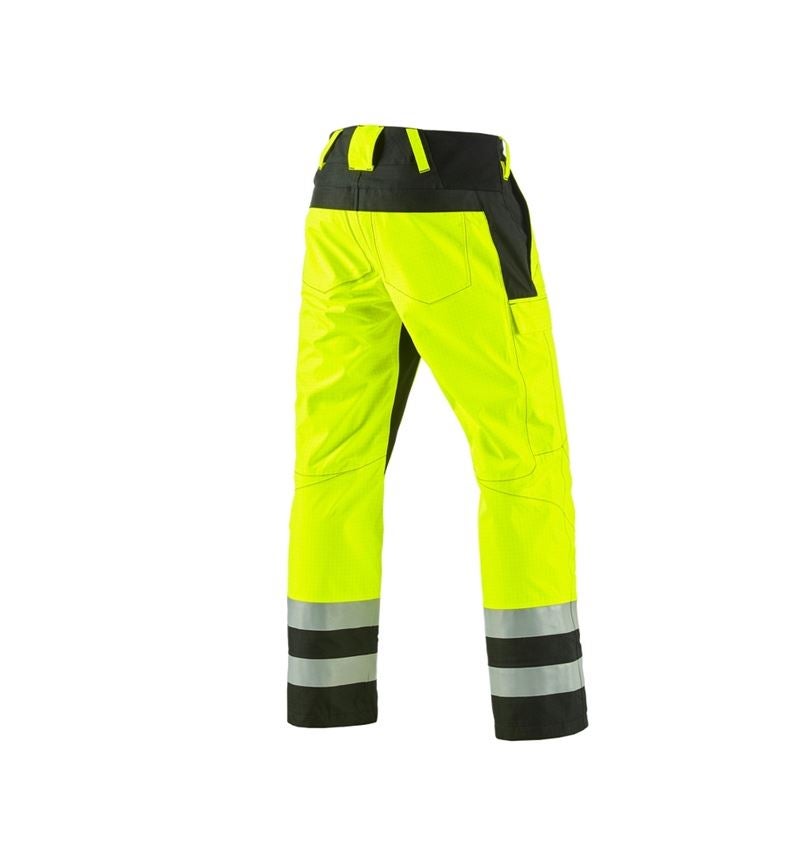 Pantalons de travail: e.s.Pantalon à taille élastique multinorm high-vis + jaune fluo/noir 3
