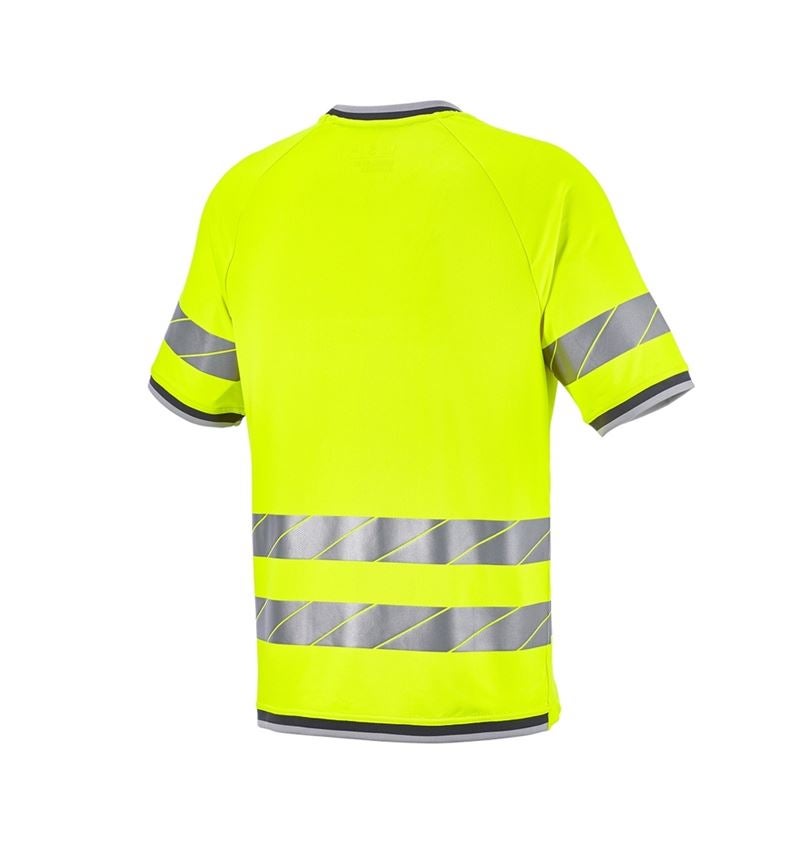 Kleding: Functionele veiligheids-T-shirt e.s.ambition + signaalgeel/antraciet 8